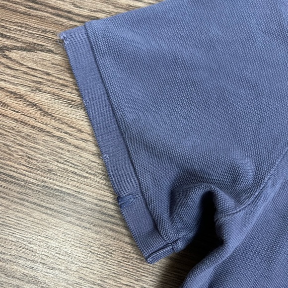Polo Ralph Lauren NWT Navy Blue Distressed Polo Shirt L - Picture 3 of 8